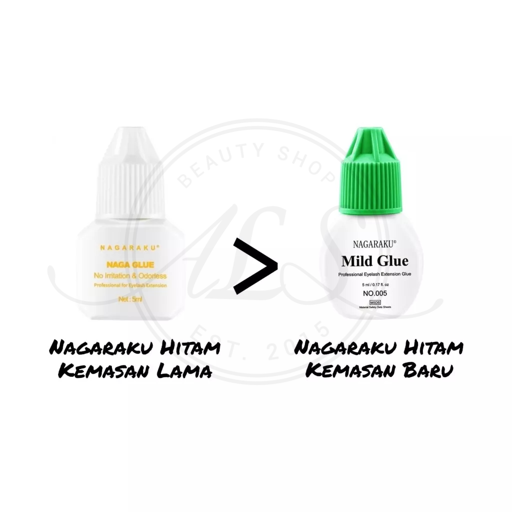 NAGARAKU GLUE Lem Eyelash Extension NAGA GLUE LEM TIDAK PEDIH new packging