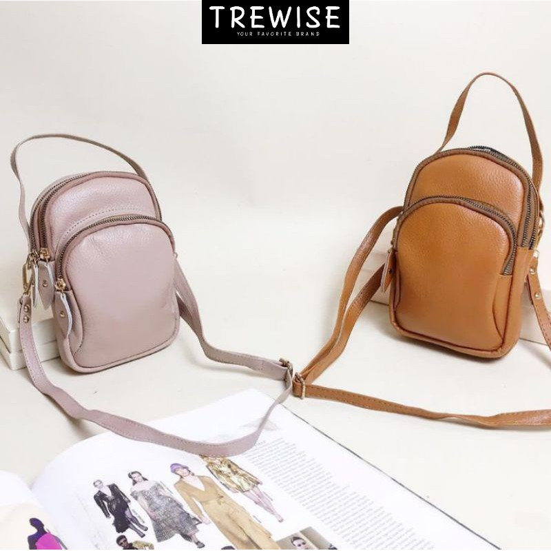 COD Tas slempang wanita kulit / Priyanka tas / Tas Hp