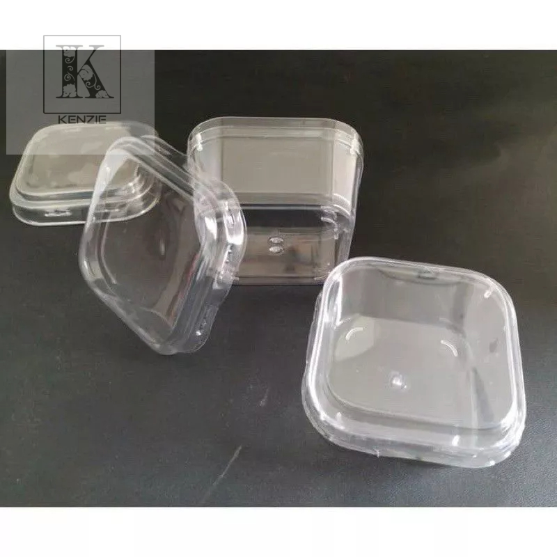 [ ISI 10 ] JELLY CUP PUDING KOTAK CH-7575 + TUTUP ISI 10 SET