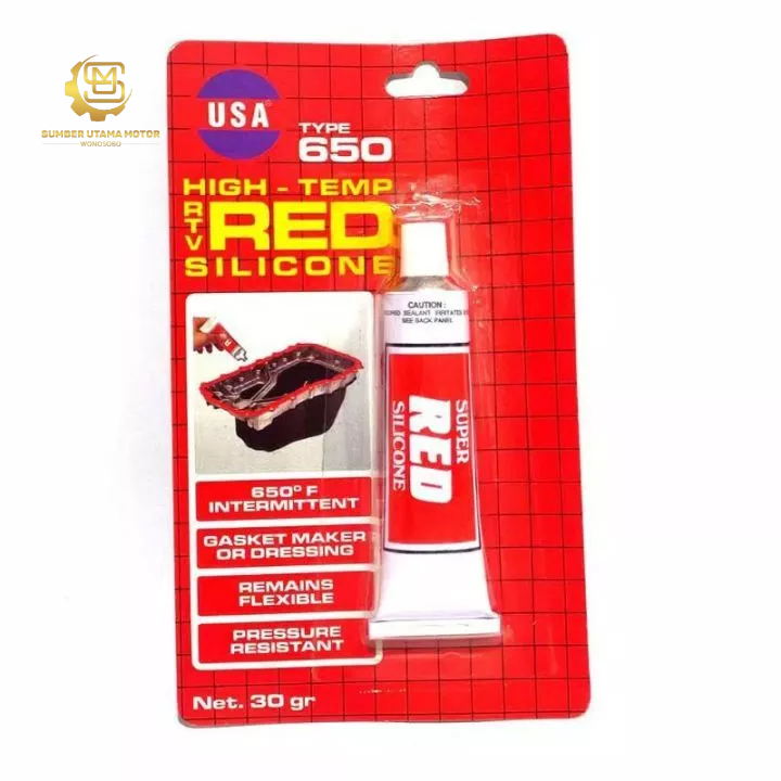 

Lem Red Silicone High Temp RTV Silicone Gasket Maker Lem Gasket