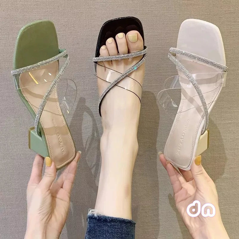 Denia 09 sendal heels wanita hak tahu sendal wanita terbaru realpict