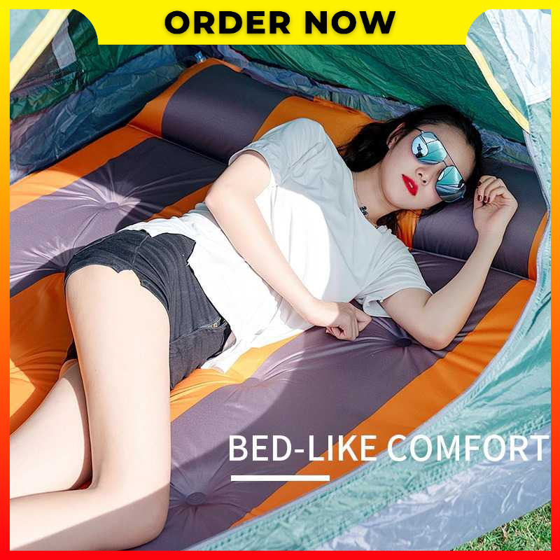 Kasur Lipat Matras Spons Outdoor Camping Bantal Udara Inflatable Cushion Bed Levor - 7RSEI4BL