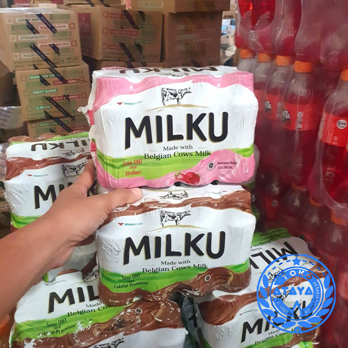 

CTN 12*200ML - SUSU MILKU UHT BOTOL PET COKLAT STROBERI / GOJEK ONLY atayatoko