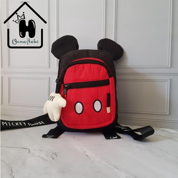 TAS RANSEL ANAK ZARA MICKEY MERAH 3D