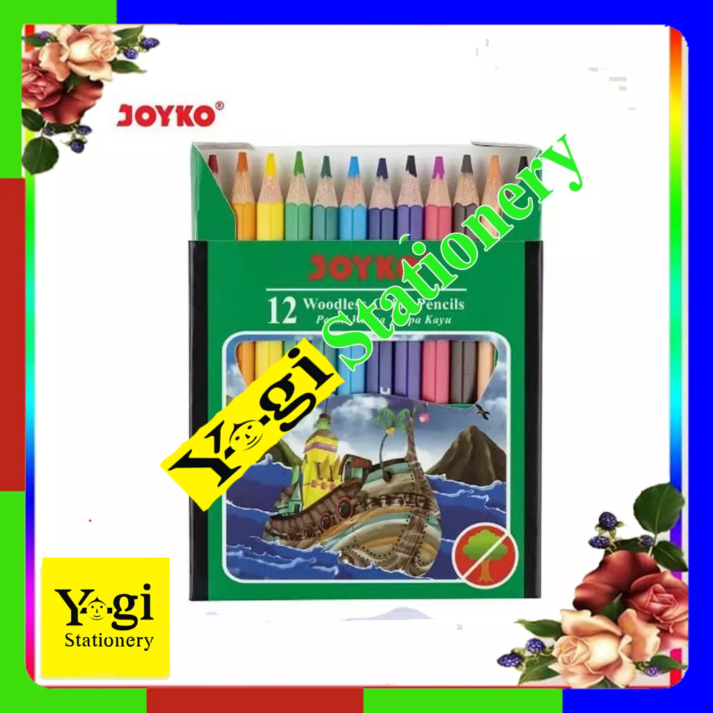 

PENSIL WARNA JOYKO 12 WARNA PENDEK