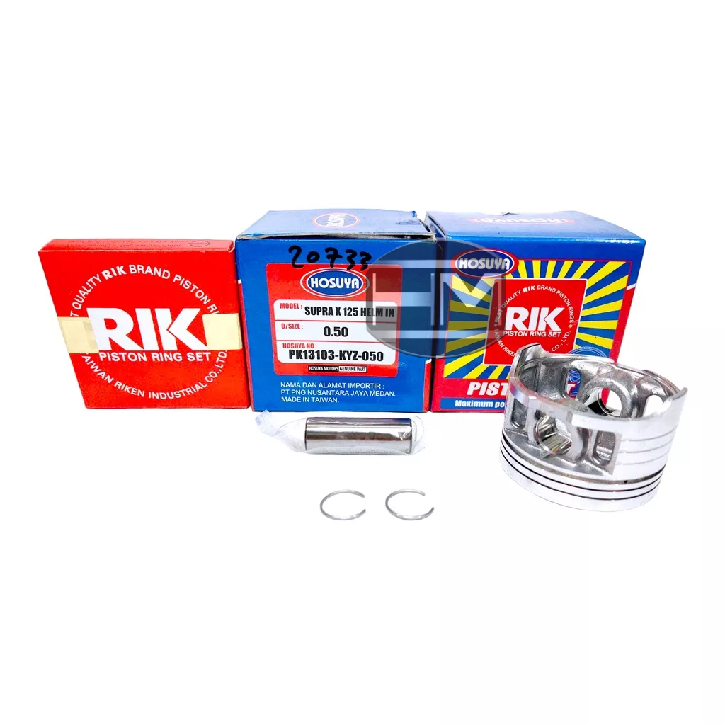 PISTON KIT SEHER SET 0.50 SUPRA X 125 HELM IN