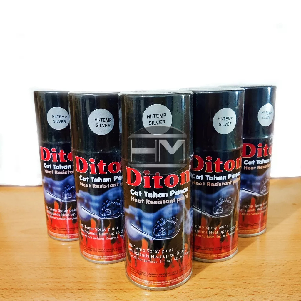 CAT SEMPROT DITON 836 ANTI PANAS WARNA SILVER