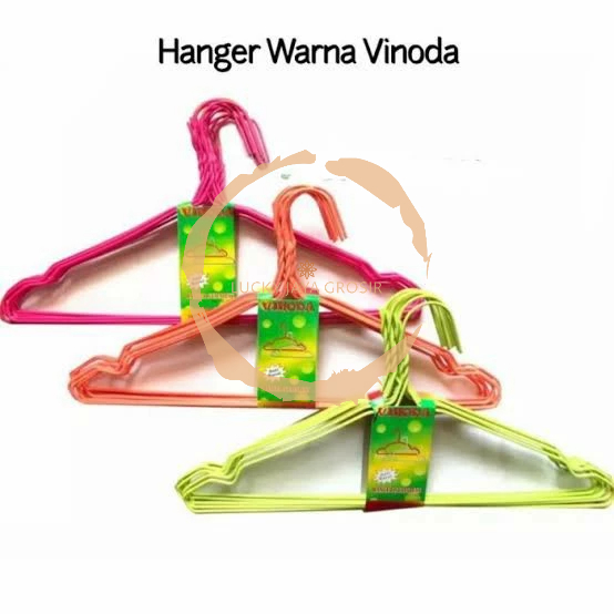 Hanger Kawat Warna Vinoda  - HIJAU