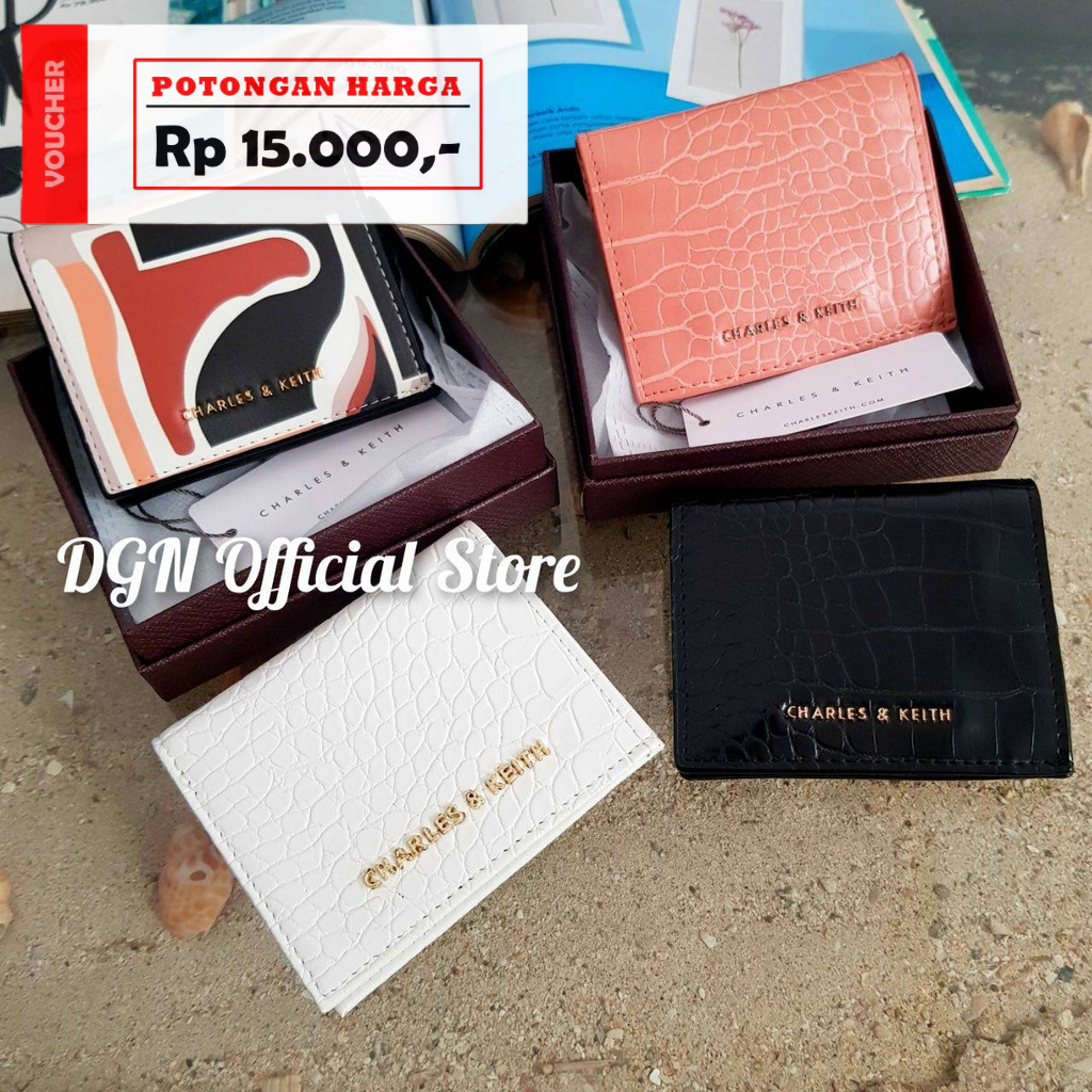 DOMPET LIPAT CK CROCO / CK PRINTEDSHORT MINI WALLET