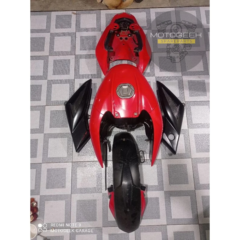 Body Set Tangki Kawasaki Pulsar NS200 BR200 Original