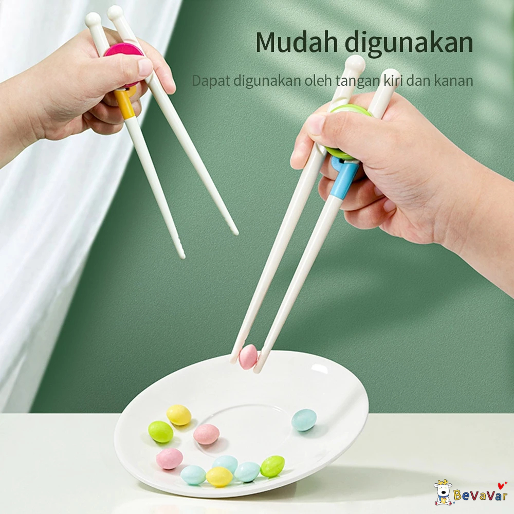 Sumpit Anak Balita Belajar Latihan Menggunakan Chopstick — 6