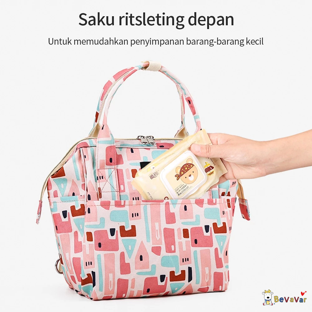 BEVAVAR Multifungsi Diaper Bag Bayi Tas Perlengkapan Bayi Waterproof