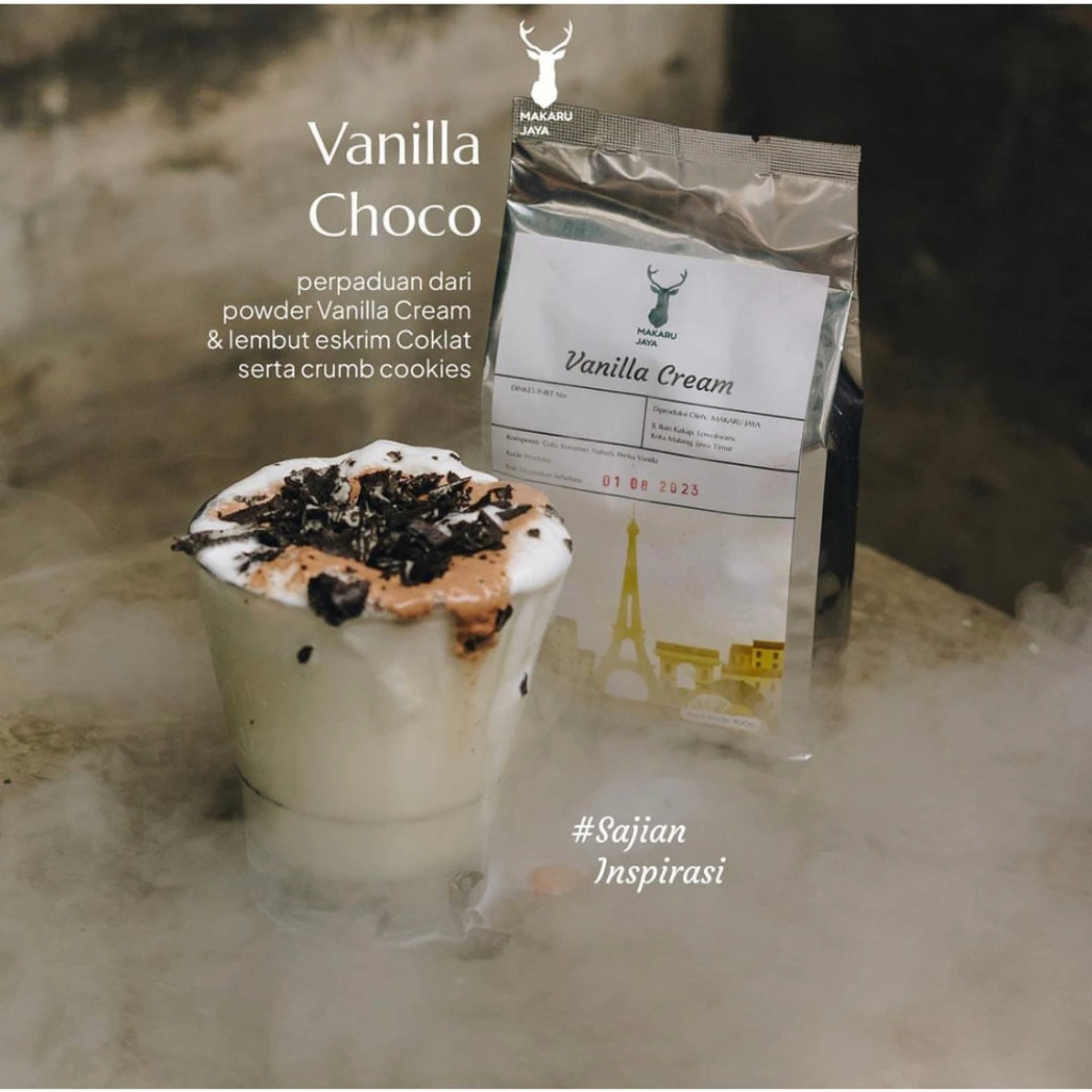 

BUBUK MINUMAN VANILLA CREAM MAKARU JAYA | PREMIUM POWDER VANILLA CREAM
