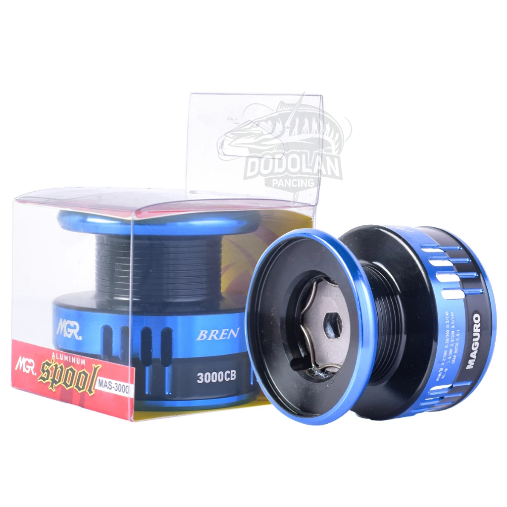 Spool Sparepart Reel Maguro Mega Gear Maguro Blazer Bren Cabela IDX1.0 Rebel SRV1.0 Ruger Guzzi Dodo