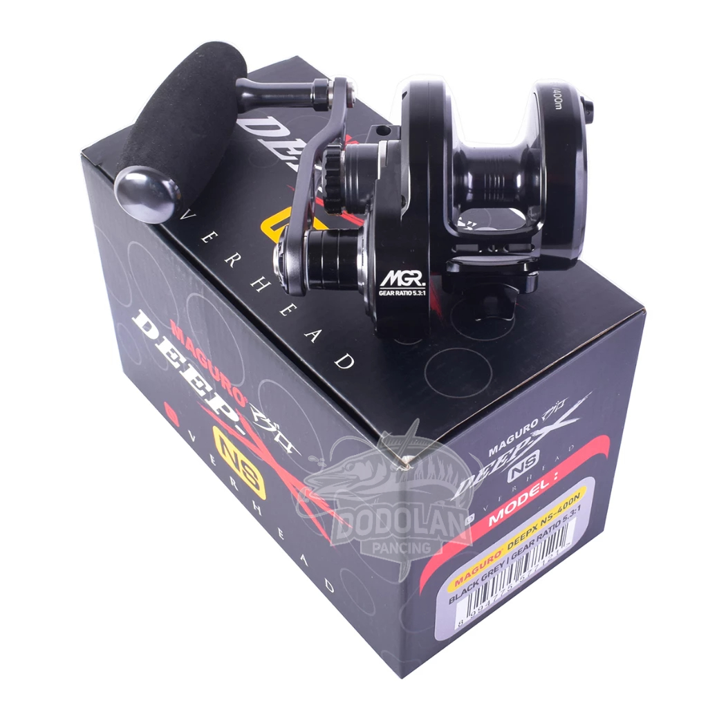 Reel Overhead Maguro Deep X NS 2021 | Deep x 400 | 500| 600 Pilih Ukuran Dodolan Pancing