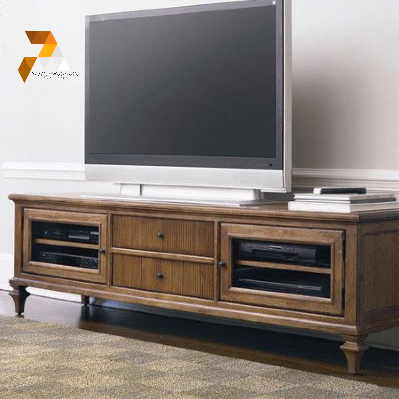 MEJA TV MODERN KLASIK KAYU JATI BUFFET TV KONSOL TV CABINET TV RAK TV
