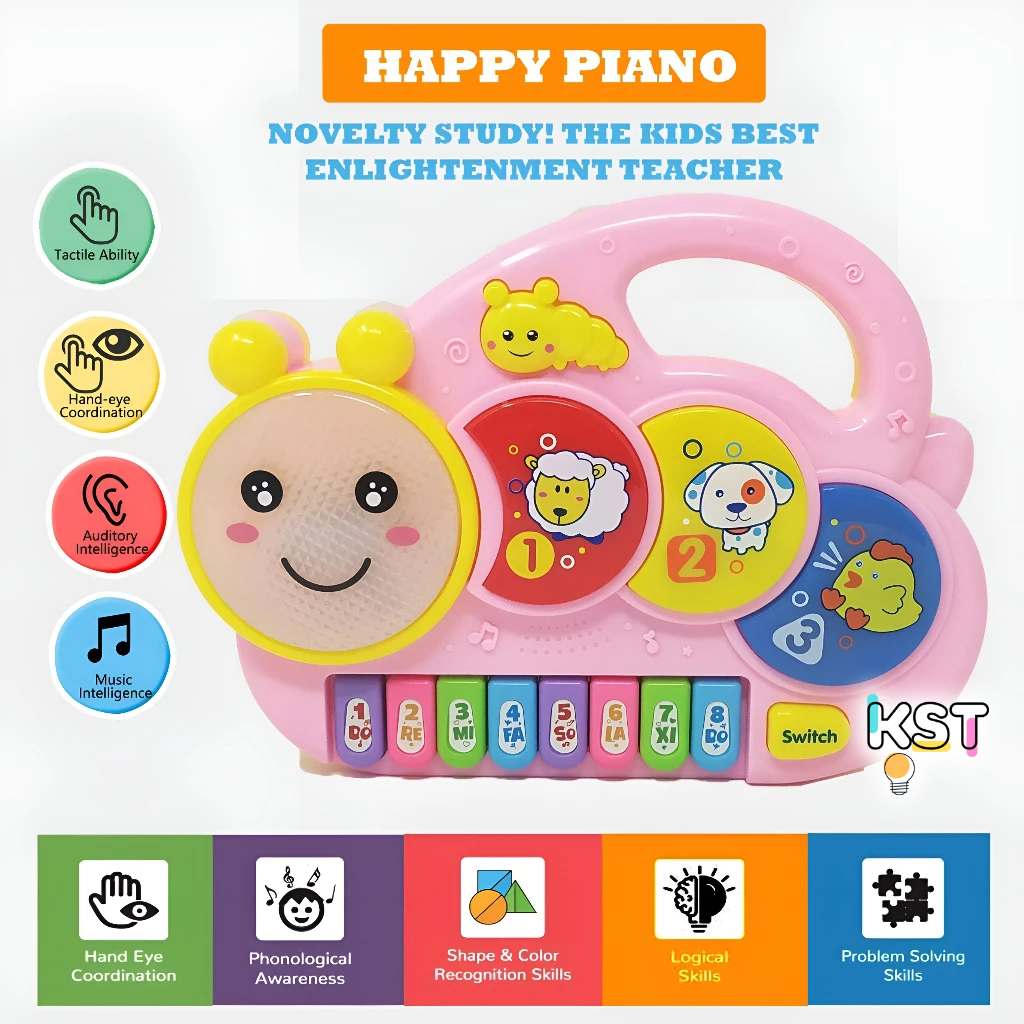 [KST] ELF Piano | Mainan Edukasi Anak 2-3-4-5-6 Tahun | Mainan Musik Anak Perempuan | Kado Ulang Tah