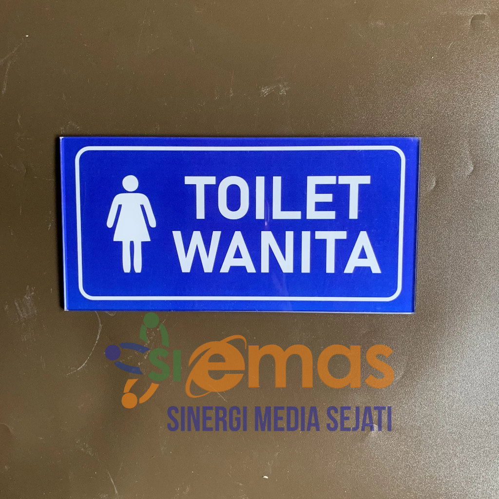 

Papan Akrilik Tanda Toilet Wanita | Akrilik Tanda Toilet Khusus Wanita | Tanda Kamar Mandi / WC Perempuan | Acrylic toilet Tempel