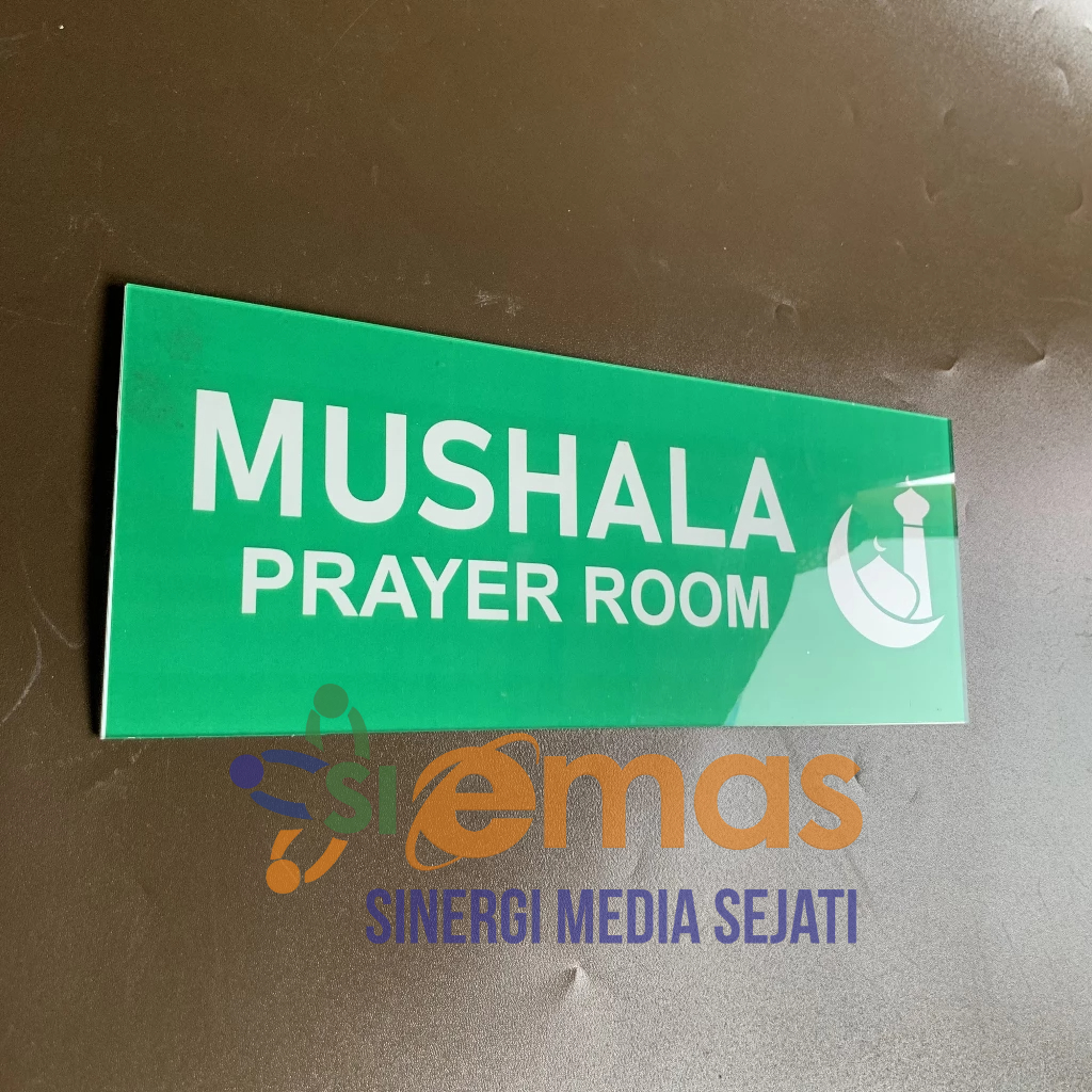 

Papan Akrilik Ruang Mushala | Akrilik Prayer Room | Tanda Mushala Tempel | Acrylic Tempat Ibadah