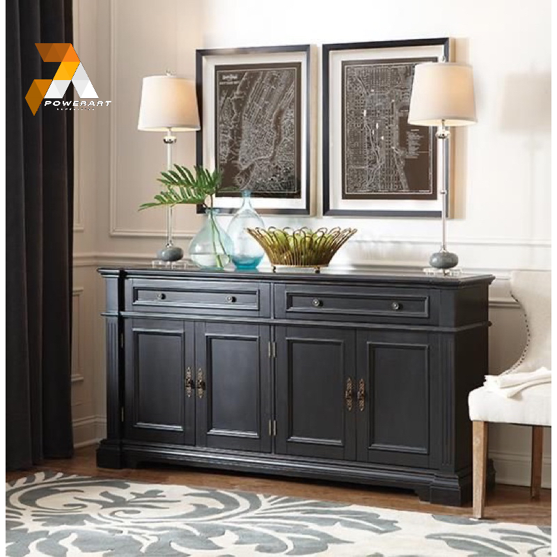 BUFET KLASIK CAT DUCO KABINET MODERN MINIMALIS CAT DUCO MEJA TV KONSOL TV CABINET KLASIK