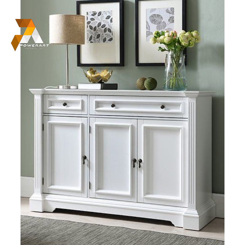 BUFET MODERN KLASIK MEJA TV MINIMALIS MODERN DUCO PUTIH MEJA KONSOL RAK TV KABINET TV CT PUTIH