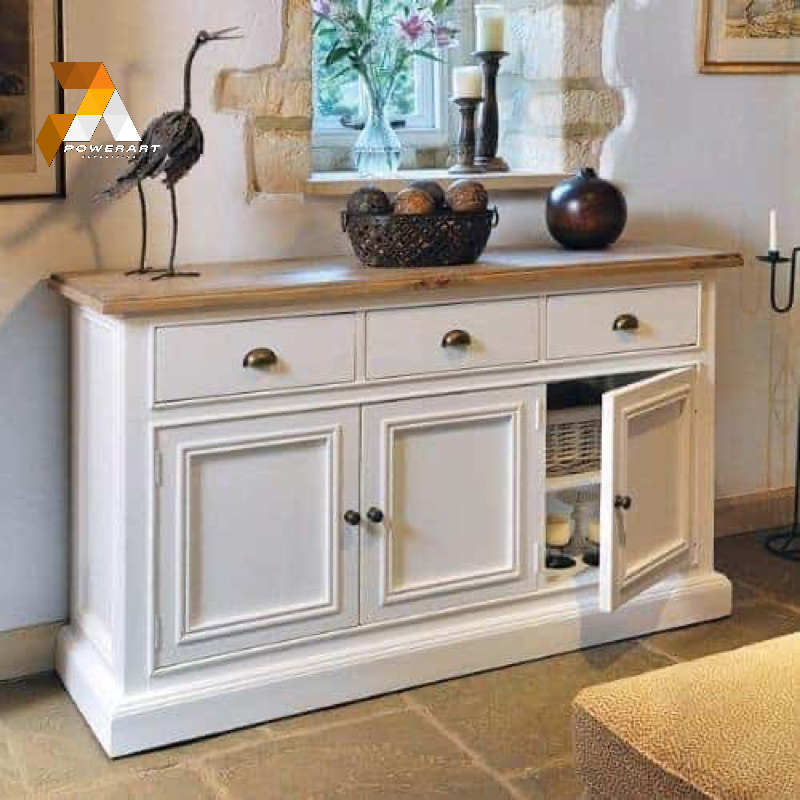 BUFET MINIMALIS MODERN DUCO PUTIH MEJA TV MINIMALIS KABINET TV DUCO PUTIH