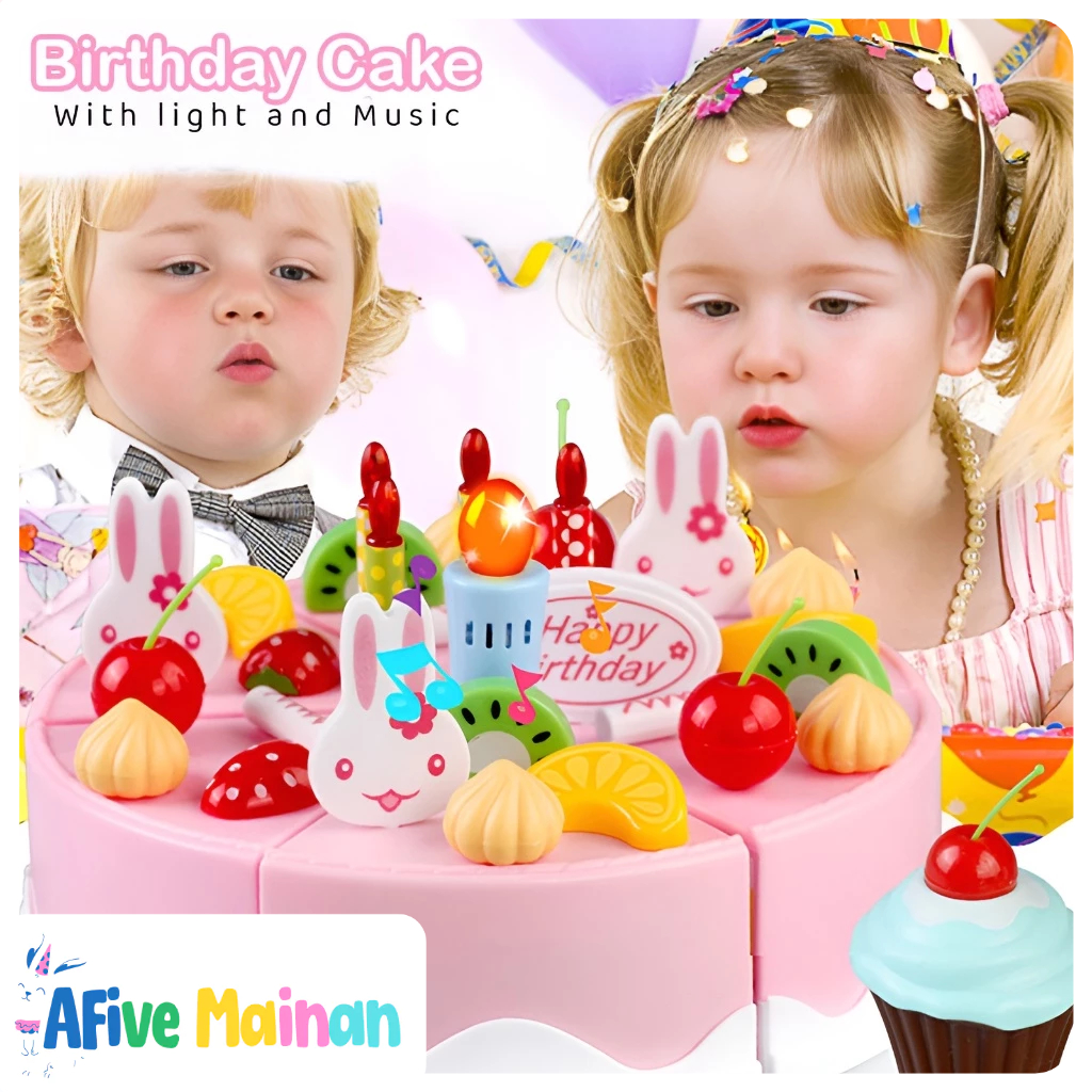 [AFive] Fruit Cake | Mainan Kue Ulang Tahun Anak Perempuan Music | Kado Ulang Tahun Anak Perempuan C