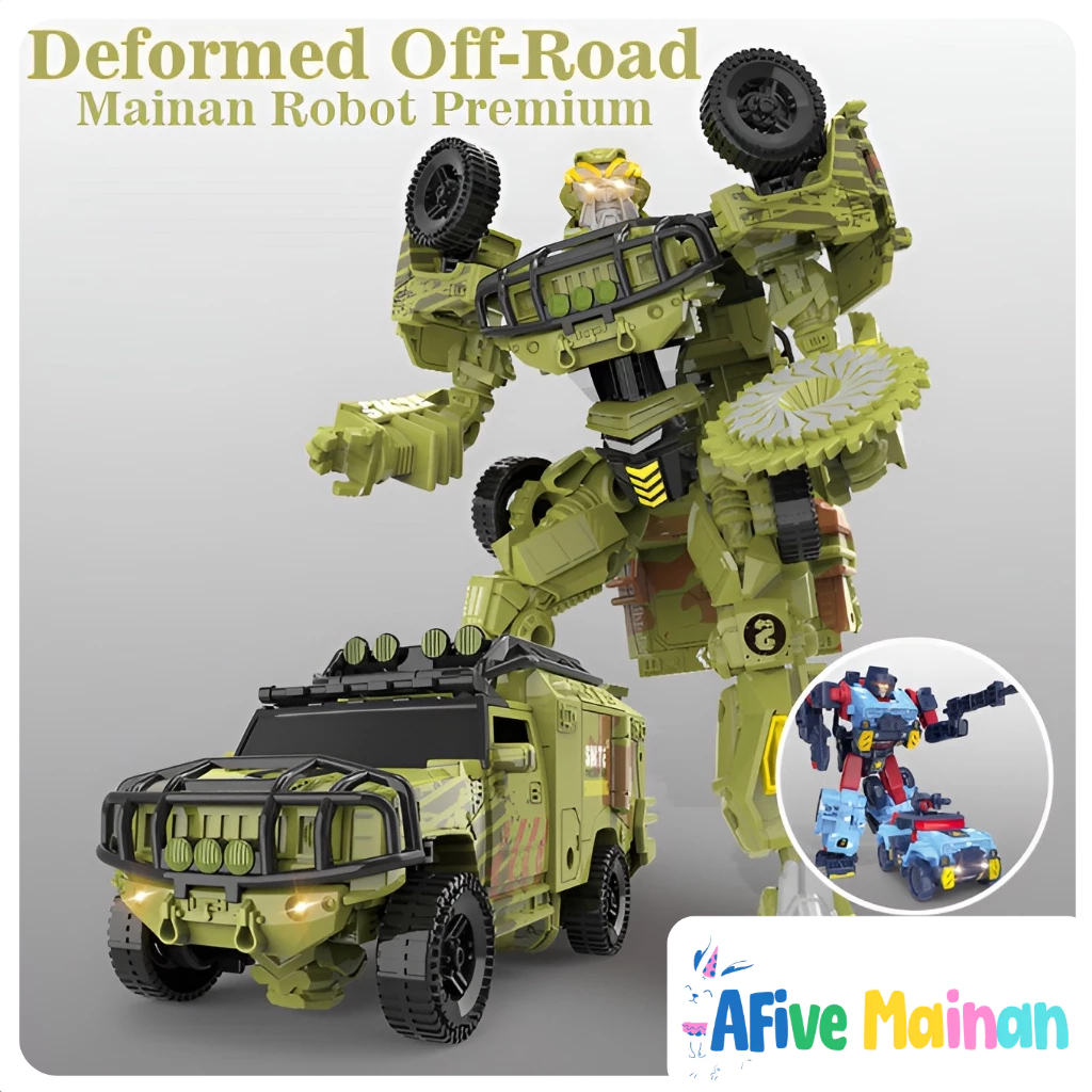 [AFive] Deformed Off Road | Mainan Terbaru 2021 | Robot Transformers | Kado Ultah Anak Cowok | Maina