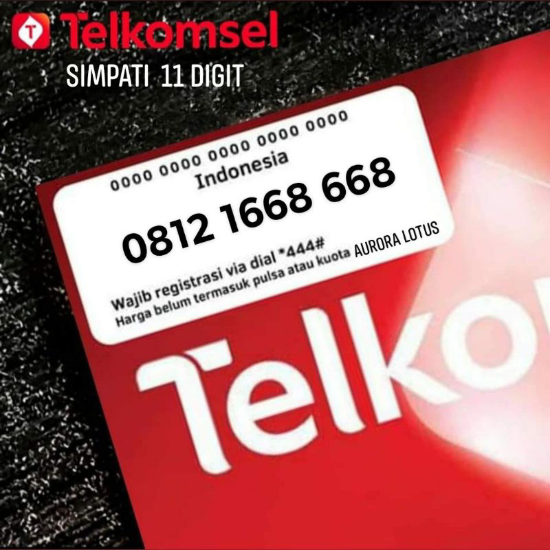 Nomor Cantik simPATI Telkomsel 168