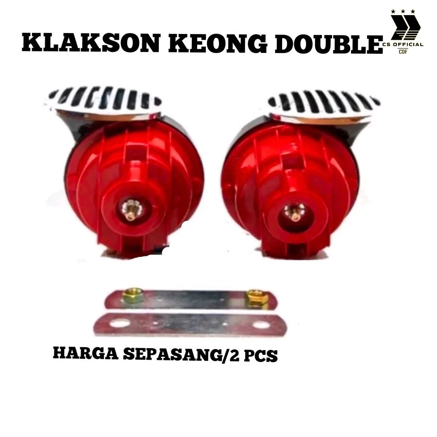 CSO Klakson Keong Mobil Motor Truk Denso Scania Waterproof 12 Volt 24 Volt