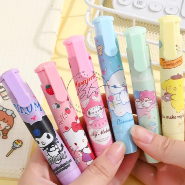 

[B258] Penghapus CETEK Sanrio Kuromi / Cinamonroll / melody / pompompurin / hello kitty