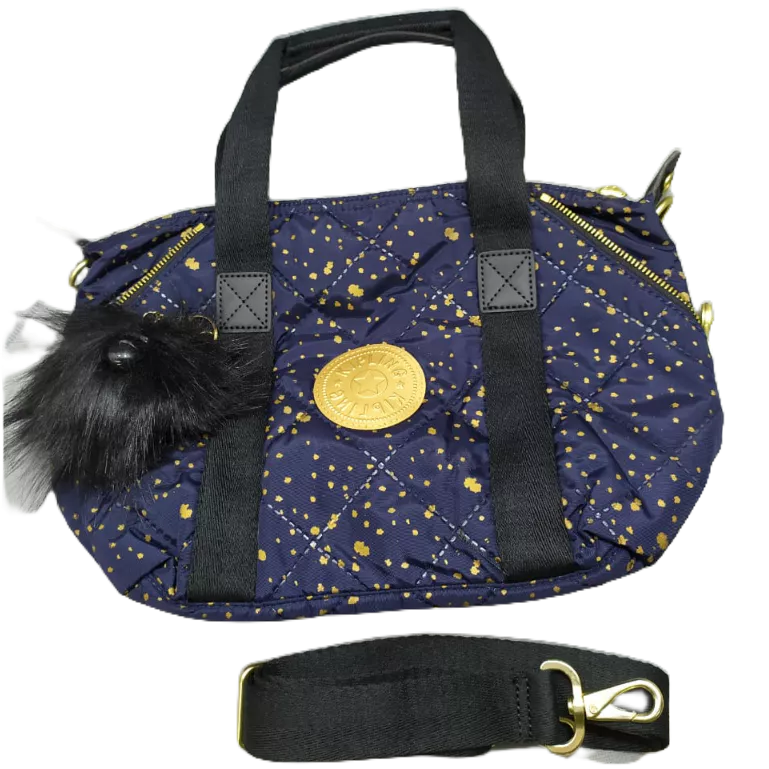 TAS KIPLING ORIGINAL Art M Medium Golden Night ORIGINAL TOTE MEDIUM BESAR 2 FUNGSI TRAVEL BIRU NAVY 