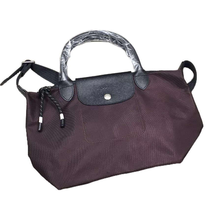 Tas LC Le Pliage Energy Top Handle Handbag S Small Original  Merah Marun Tua Wine Tas Selempang Jinj