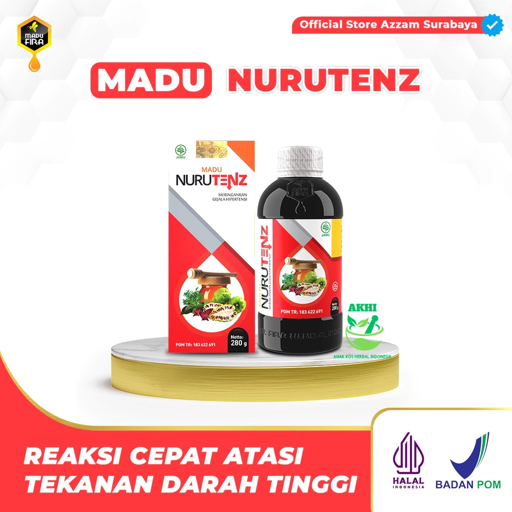 

Madu Nurutenz Penurun Hipertensi Memperlancar Aliran Darah Tinggi