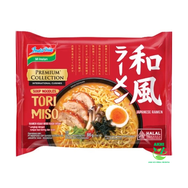 

Indomie Mie Instant Premium Japanese Tori Miso Ramen 86G