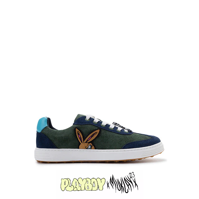 Playboy X Muklay Sneakers Pria Muplay In Olive PI6663OL