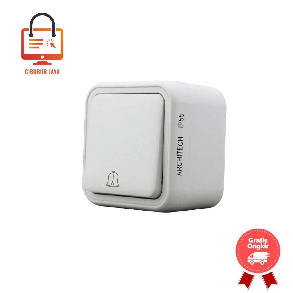 CIBUBUR JAYA SAKLAR BELL OUTDOOR WATERPROOF V12 SERIES PACIFIC/V12 K16 GREY SAKLAR BELL OBO CIBUBUR 