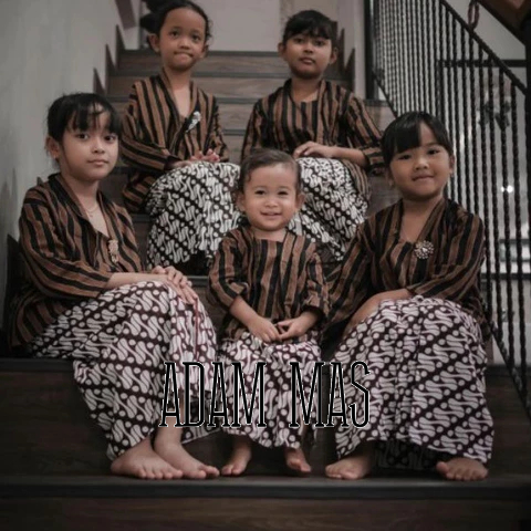 Kebaya lurik anak perempuan Baju adat jawa anak cewek Bau adat jogja solo anak anak Baju kartini ana