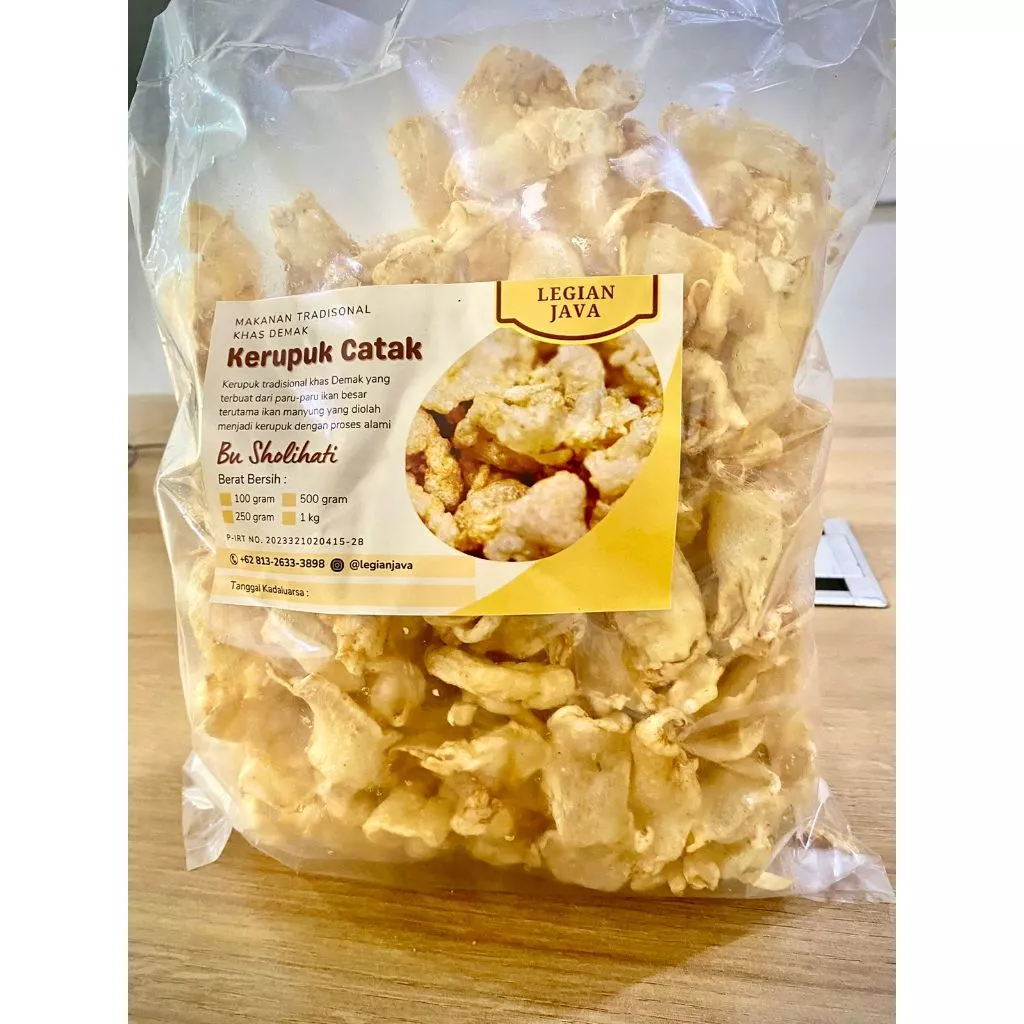 

KERUPUK CATAK 250GR - KHAS DEMAK (IKAN MANYUNG - 100% ORIGINAL)