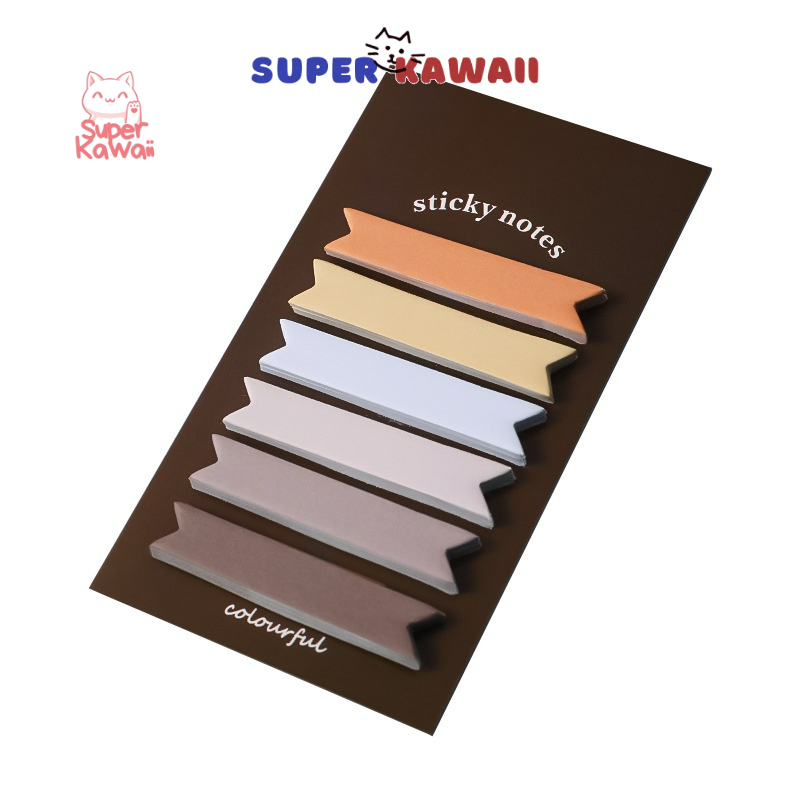 

Super kawaii - [SK14] Sticky Notes Gradient Classicfy Memo Note Klasik 6 Baris