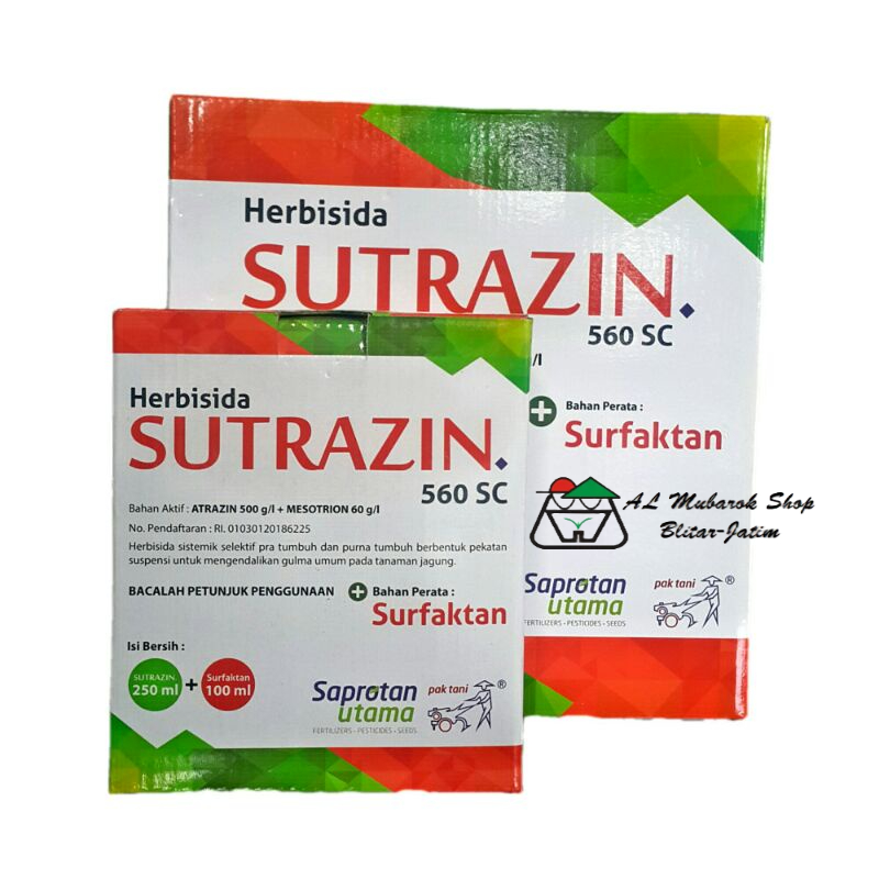 Herbisida Sistemik Jagung Sutrazin 250 ml
