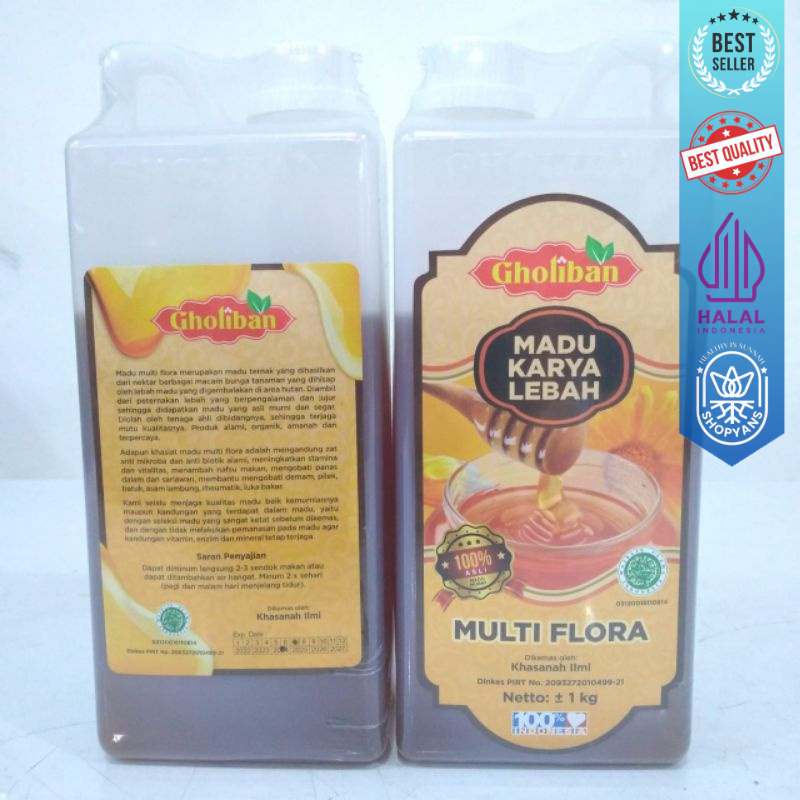 

Madu gholiban multiflora 1kg madu karya lebah