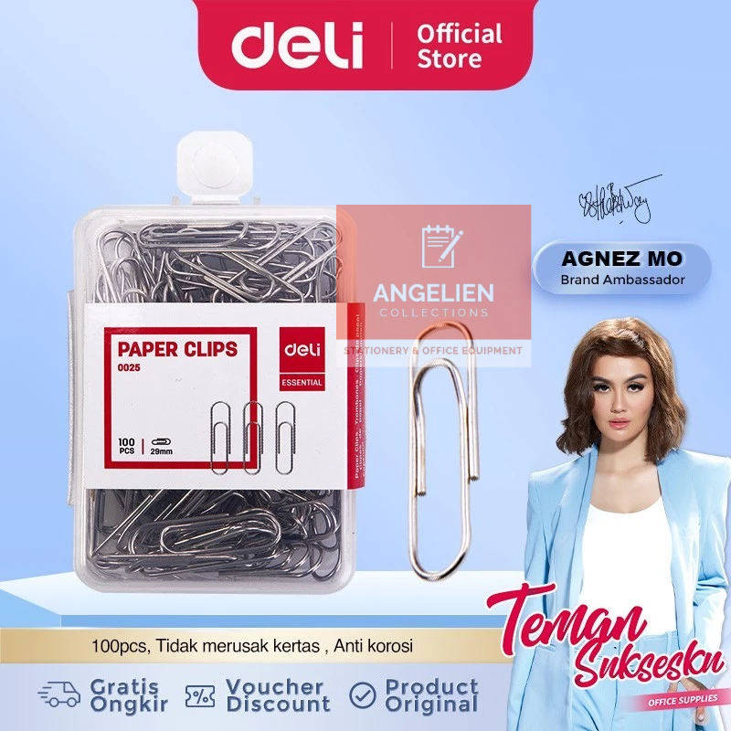 

Deli E0025 Office Consumable/Paper Klip-Paper Clips 29mm