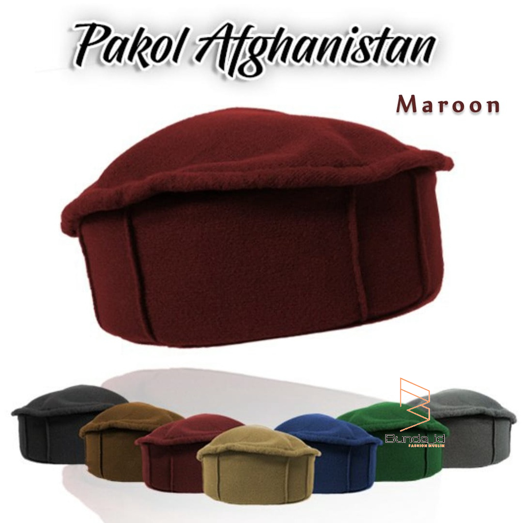 Peci Pakol Peci Taliban Original Peci Afgan Aneka Warna Peci Dewasa Pakol Afganistan