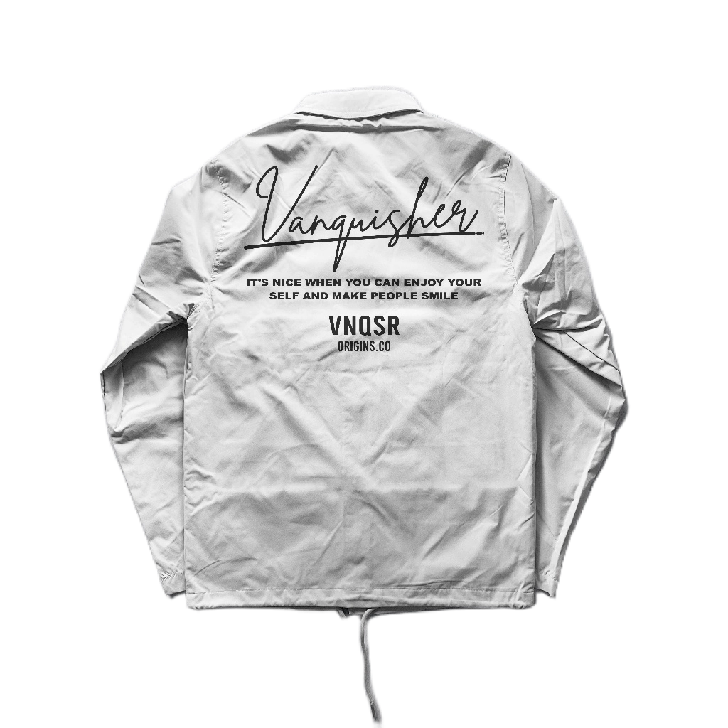 Jaket Coach Putih Terbaru 2024