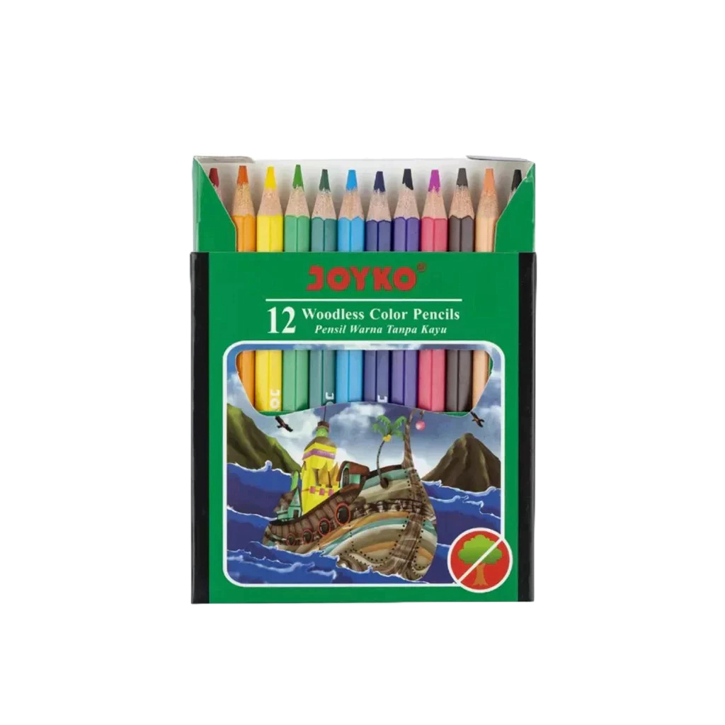 

PENSIL WARNA JOYKO 12 WARNA PENDEK