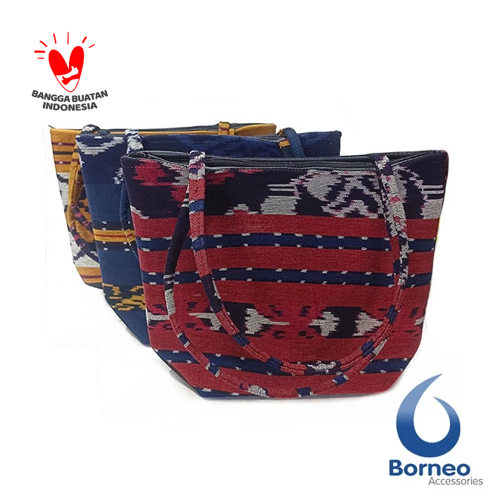 Tas Handbag Kain Tenun Kalimantan