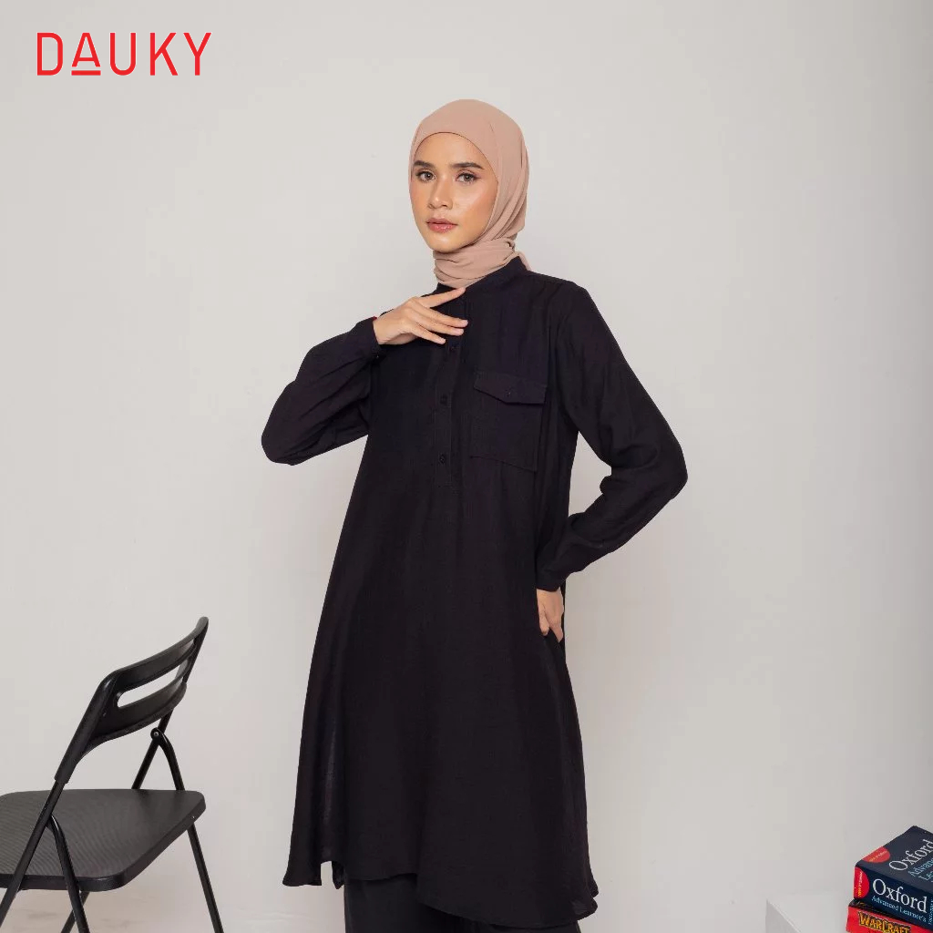 Tunik Atasan Kemeja Wanita Dauky L Tunic Crinkle