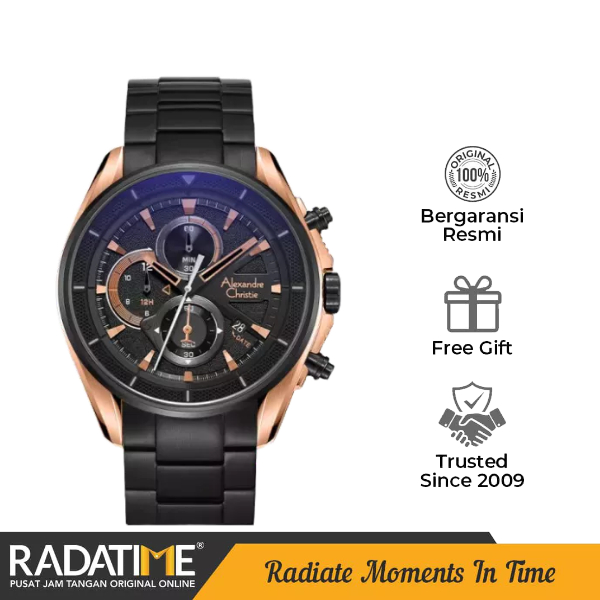 Jam Tangan Pria Alexandre Christie Original & Garansi Resmi 1 Tahun Sport 6662 MCBBRBA