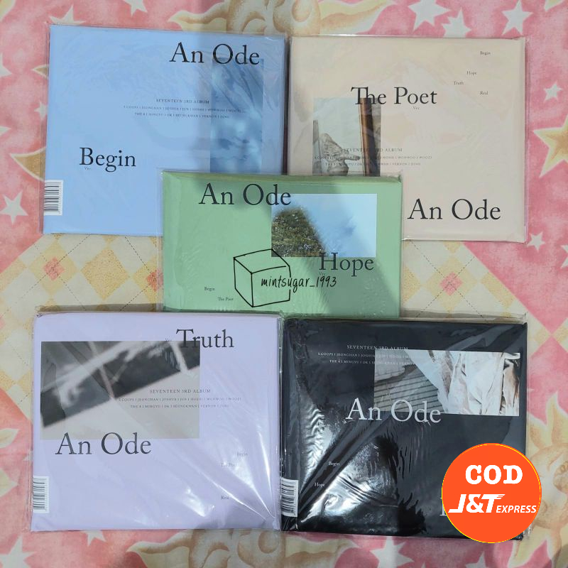 [ READY STOCK | SEALED ] SEVENTEEN ALBUM VOL. 3 AN ODE ( 3rd Albums ) [ svt truth begin real hope th